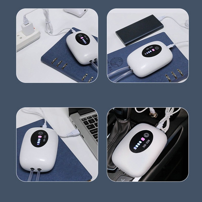 Small Oxygen Pump USB Rechargeable Lithium Battery Quiet Aquarium Oxygen