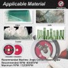 FOCSTOL Diamond Glass Cutting Disc - 3pcs 4.5''(115mm) Diamond Saw