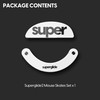 Superglide2 - New Controllable Speed Textured Surface Smoothest Mouse Feet/Skates