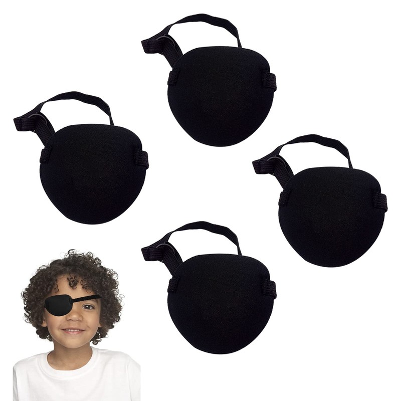 4Pcs Eye Patch,Eye Patches for Adults Kids,Medical Eye Patch Adjustable