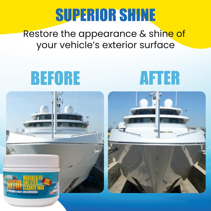 Garry's Royal Satin Marine & RV ONE STEP Cleaner Wax