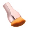 WOONEKY Small and Portable Foundation Brush for Women Rose Gold