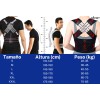 Chaleco Corrector De Postura Ortopédico Lumbar Unisex M Mvmy
