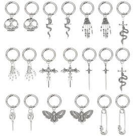 FREEBLOSS 20 Pcs Boot Charms Alloy Shoe Chains Shoe Jewelry for Sneakers DIY Alloy Shoe Decoration Chain Charms for Boots Shoes for Your Friend Family Birthday Party