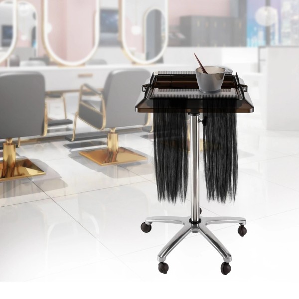 Unbranded Salon Hair Extension Tool Tray Rolling Cart, Hairdressing Storage