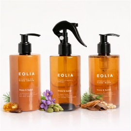 EOLIA Stone  Santal Signature Kit  Set Inspirado en Santal 33 con Room Spray, Hand Wash y Hand Cream, Fragancia Amaderada con Sándalo, Ámbar y...     