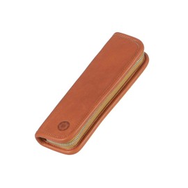 Sonnenleder Kant Leather Pen Case with 1 Fountain Pen Loop Natural Brown