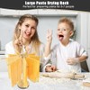 Detachable and Stable Rotary Pasta Drying Rack,zxbaers Wood Pasta Hanger