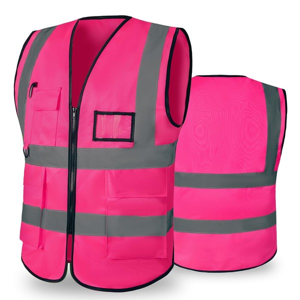 Hi Vis Vests for Women Men High Visibility Reflective Safety