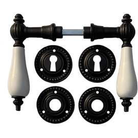 Graf von Gerlitzen Antique Style Iron Country House Style Door Handle BB Door Handle Door Handles Door Fitting R12E