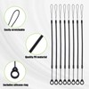 8pcs Elastic Tether Lanyard, 9.84 Inch Retractable Spring Coil Strap