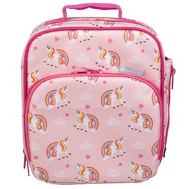 Bentology Insulated Lunch Box w Snack Pocket and Water Bottle Holder - Boys Girls and Kid's Lunchbox Tote Keeps Food Hotter or Colder Longer - Bag Fits Most Bento Boxes and Containers