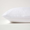 HOMESCAPES White Pure Egyptian Cotton Euro Size Pillowcase 60 x