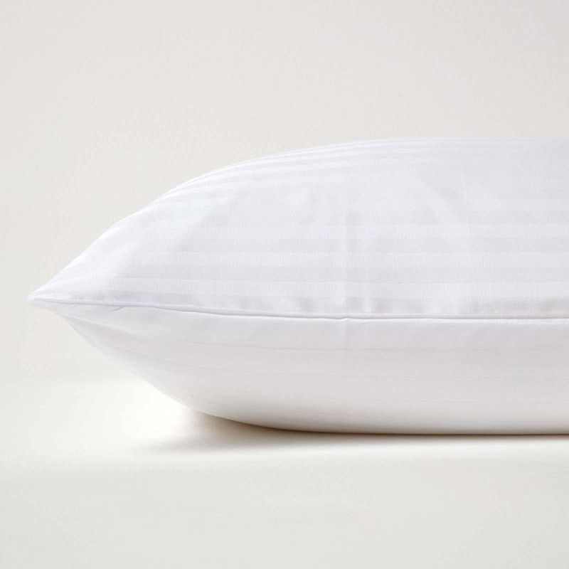 HOMESCAPES White Pure Egyptian Cotton Euro Size Pillowcase 60 x
