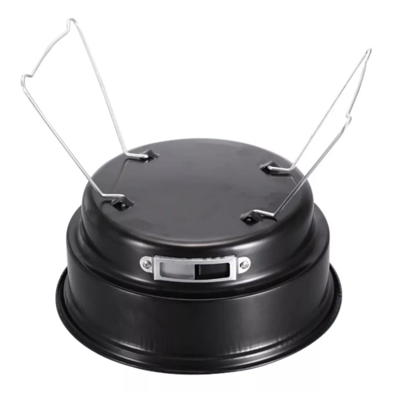 Plasticocina Mini Parrilla Carbón Portátil Plegable Acero Inoxidable
