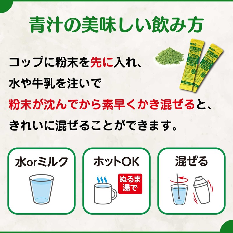 NIHON YAKKEN 金の青汁 (R) 18種の乳酸菌・5種のビフィズス菌 食物繊維 (30パック×2個) (糖類不使用/乳酸菌1,000億個配合/善玉菌) 純国産大麦若葉 農薬不使用