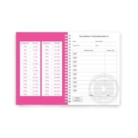 Workout Tracker - The Perfect Planner to record your Gym or Home Workouts - Six colours/styles - A5 size with 104 pages and space for 100 workouts - Set Goals & Track Progress