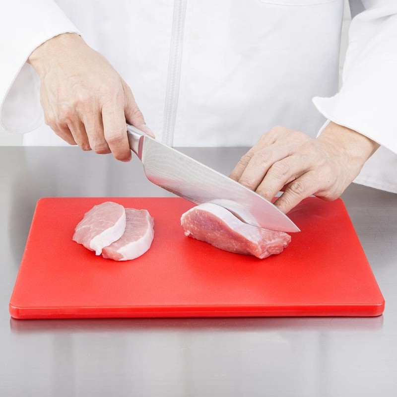 Hygiplas Small Low Density Red Chopping Board for Raw Meat