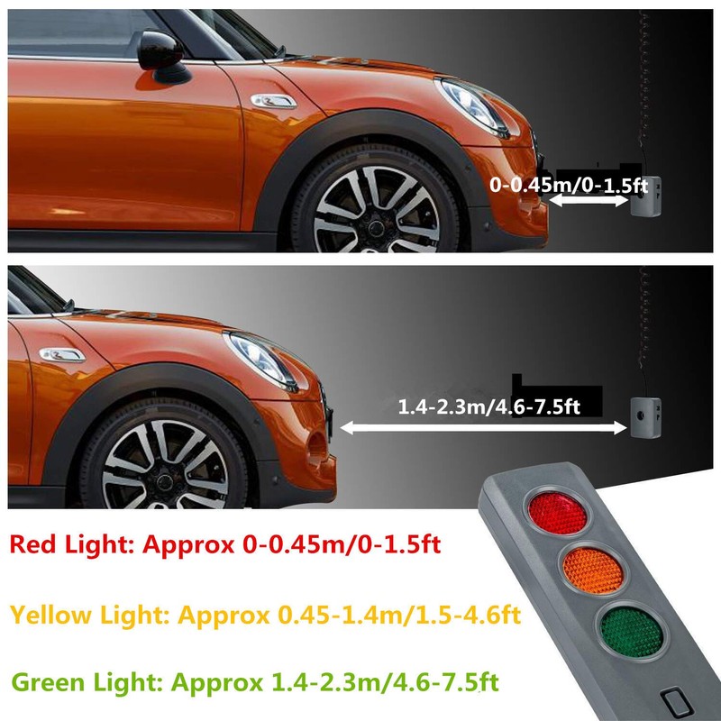 CICMOD Parking Assistant Sensor System for Home Garage, Car Park
