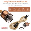 Bottle Lamp Kits, 2 Pack Bronze Bottle Lamp Adaptor Kit,