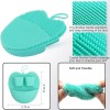INNERNEED 3 PCS Soft Silicone Facial Cleansing Brush Exfoliating Pad