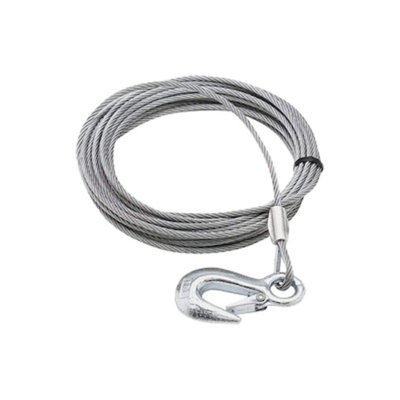SeaSense 1/8? X 20? WINCH CABLE W/HOOK
