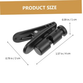 COLLBATH 5Pcs Durable Earphone Cord Clip Headset Wire Organizers for Mic Accessories Simple and Practical Clips for Work Exercise and Outdoor Activities Fits Vertical and Horizontal