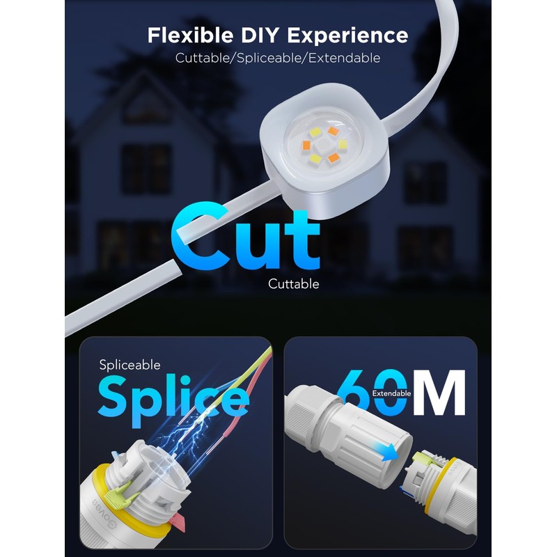 Govee 16.4ft lights for Permanent Outdoor Lights Pro H706A and