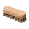 REDECKER Oyster Scrub Brush with Union Fiber Bristles and Untreated