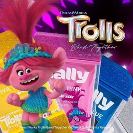 hallyhair Hally Trolls Shade Stix Temporary Hair Makeup & Accessories- Viva - Yellow, 12 m