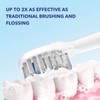Flossing Toothbrush Head Replacement, 3 Count, Compatible with Water-pik Sonic