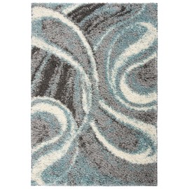 Rugshop Contemporary Cozy Plush Shag Area Rug 7'10" x 10' Blue