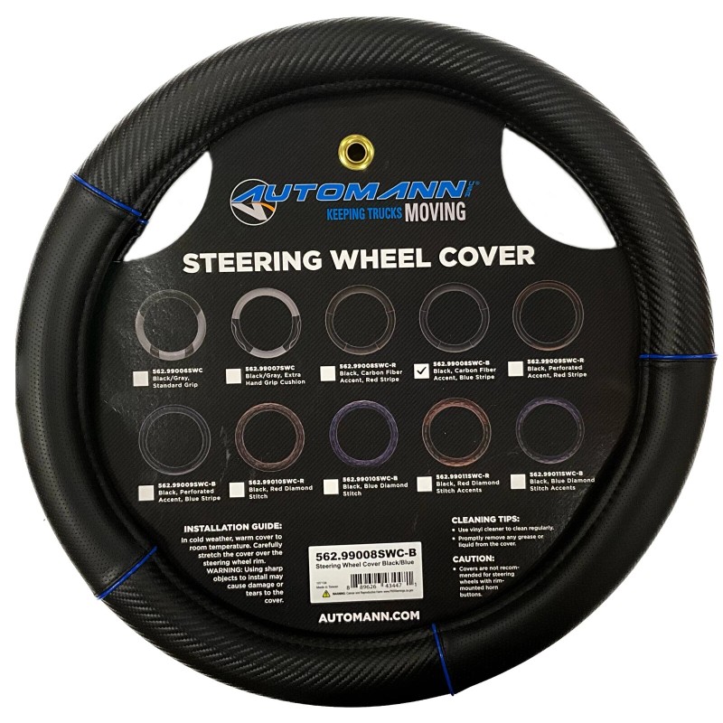 Automann Semi Truck Steering Wheel Cover Large Size 18 Inch