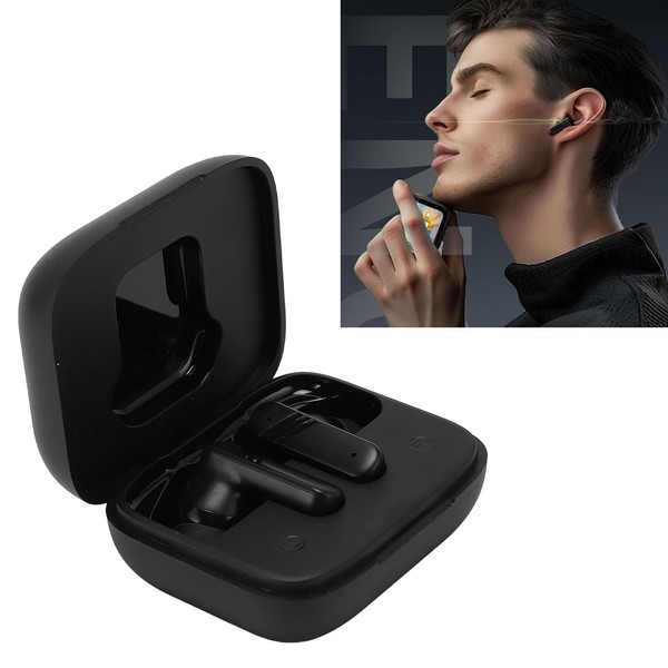 Wireless Earbuds, Touch Control Bluetooth 5.3 Headphones Bass Stereo, ENC