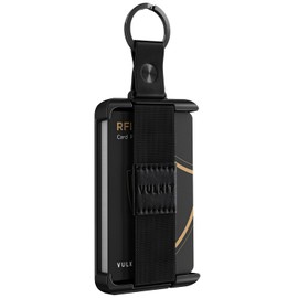 VULKIT Slim Credit Card Holder Minimalist Metal Wallet RFID Blocking Aluminum Case with RFID/NFC Blocking Cards Shield