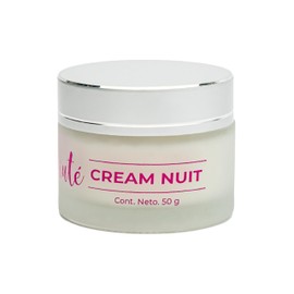 Top Beauté - Crema Facial Hidratante de Noche Regenerativa Antioxidante Elasticidad - Produce Colágeno y Elastina - 50gr Cream Nuit Crema Restauradora de Noche