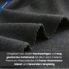 wometo Premium Fleece Blanket Melange OekoTex 140 x 190 cm