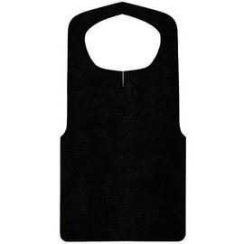 Kindai Disposable Soft Aprons, Black (Non-woven Type), Pack of 100