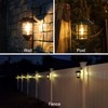 Solar Lantern Outdoor Lights, Hanging Waterproof Lantern Lights with Wall