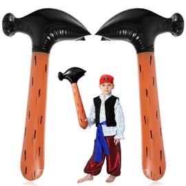 YYHCC 2 pieces, children's large inflatable hammer, funny toy, pool parties, pool bath toy, funny costume accessory for cosplay