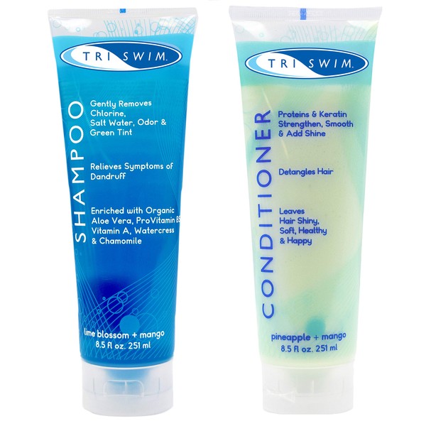 TRISWIM Chlorine Out Shampoo & Conditioner Gift Set