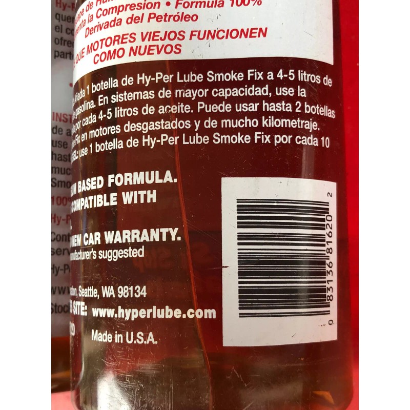 Hy-Per Lube 2 HY-PER LUBE HSF220 THE ULTIMATE SMOKE FIX