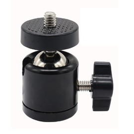 TronicXL 360° Metal Ball Head Tripod Adapter 1/4 Inch Tripod Head Photo BallHead Camera Accessories Ball Joint Mini for Camera Tripod Camera SLR Camcorder Light Tripod Head