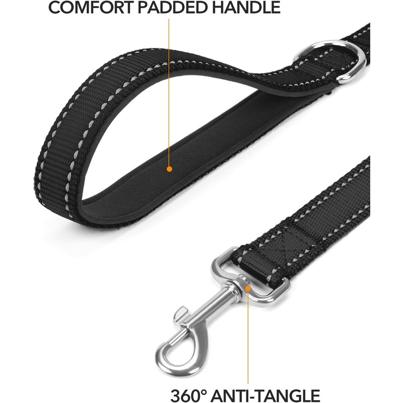 Dog Leads for Small Medium Dogs | Double Sided Reflective