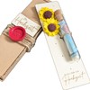 Hochzeitsgeschenk Reagenzglas Holz – Geldgeschenk Handmade Deutschland Rustikal Deko Sunflower