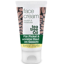 Australian Bodycare Face Cream 50 ml Tea Tree Oil + Lemon Myrtle Face Cream Men & Women with Blemish, Oily, Dry Skin & Combination Skin Cream for Pimples & Acne Prone Skin