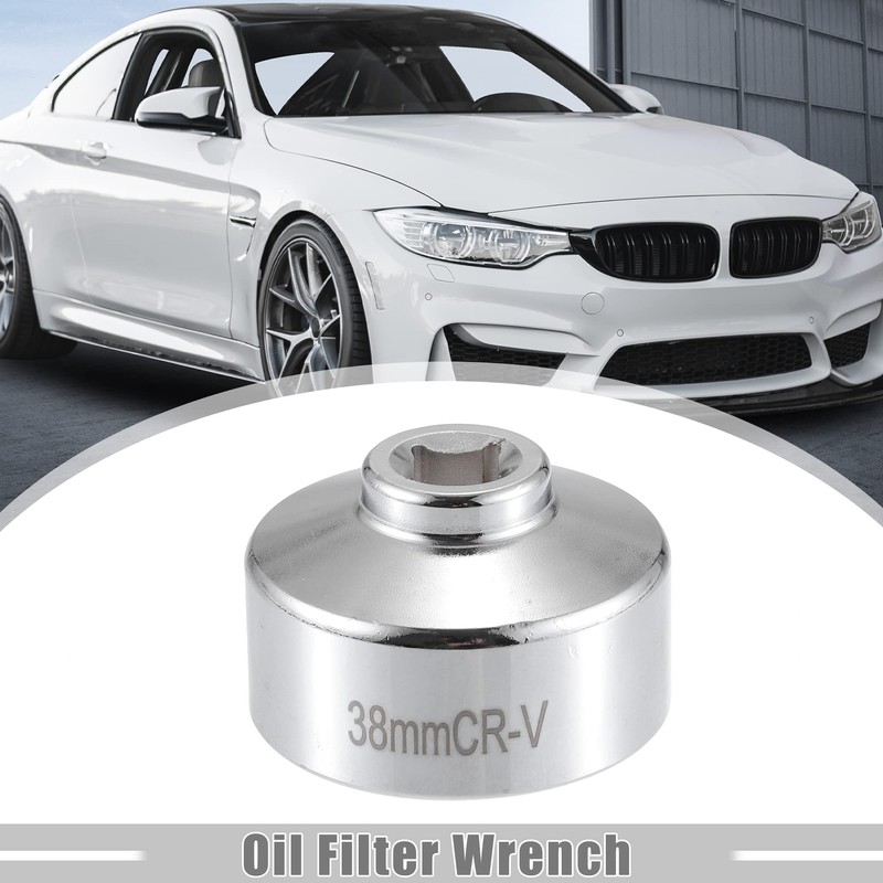 X AUTOHAUX Universal 38mm Car Oil Filter Socket Wrench Housing