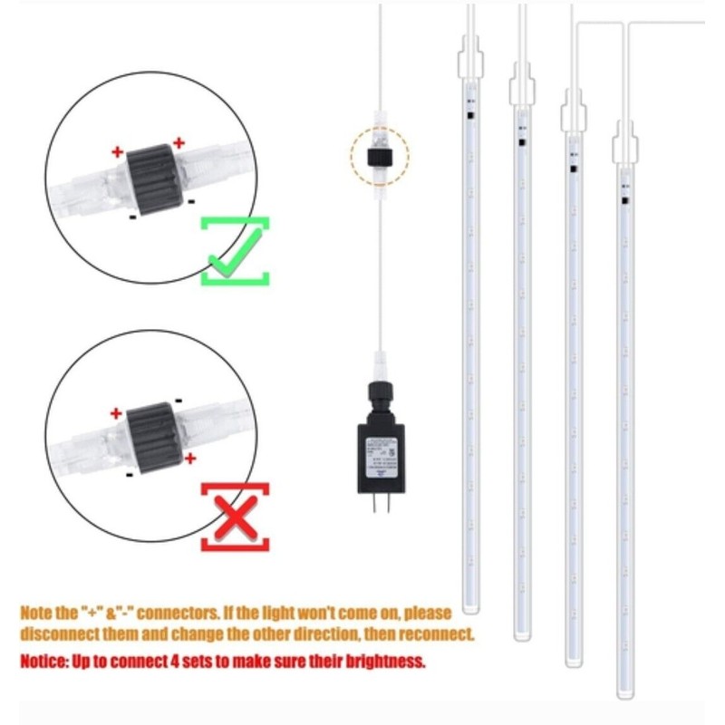 Brightown LED Outdoor Meteor Shower Lights
