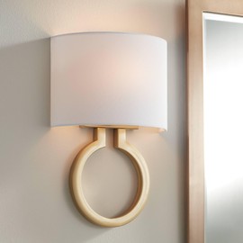 Possini Euro Design Possini Euro Titus 14 3/4" High Painted Gold Wall Sconce
