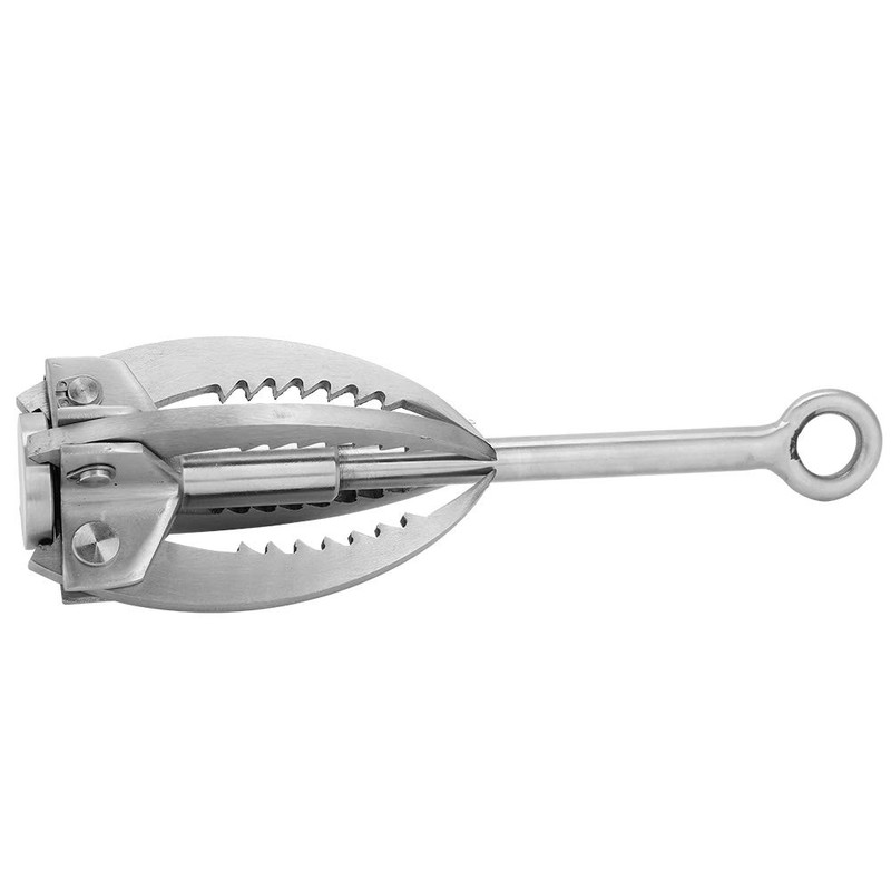 Folding Claw Hook, Multifunctional Stainless Steel Grappling Hook for Outdoor